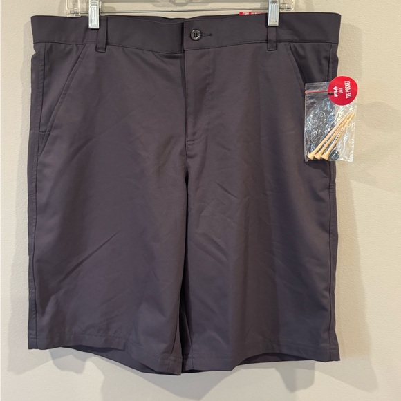 Men's Fila Sport Golf Shorts Atheltic Fit Score Card Pockets Gray Size 36 NEW - Picture 1 of 6